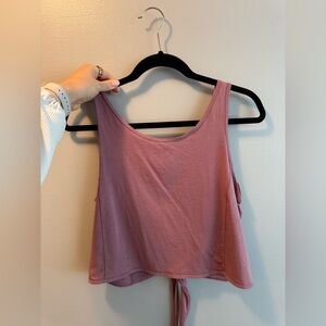 Lululemon size M tank with open back